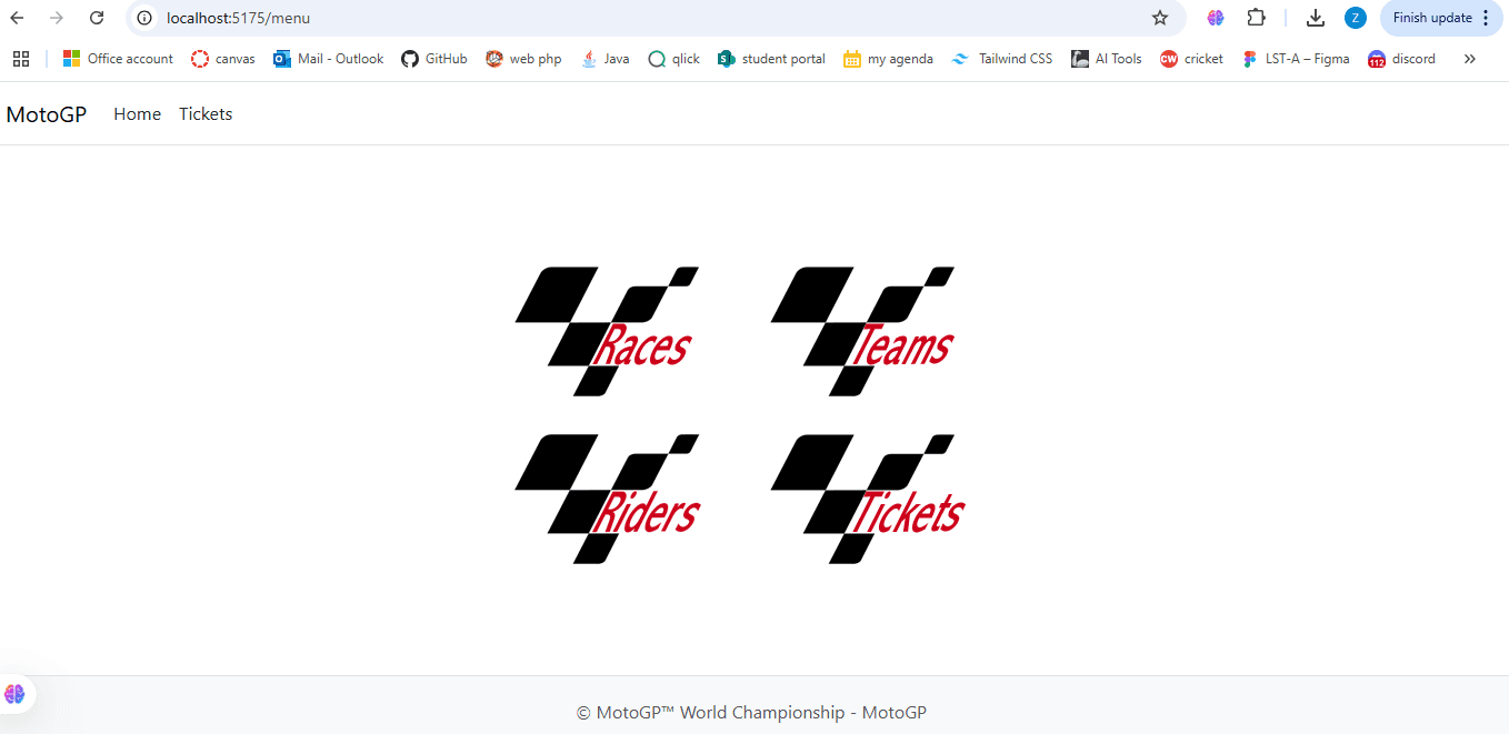 MotoGP Application screenshot 4