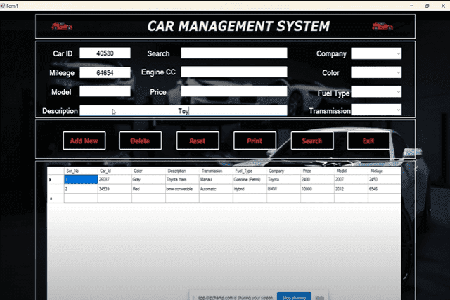 AutoSale screenshot