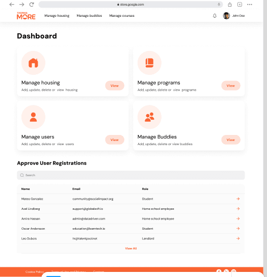 UniPortal screenshot 5
